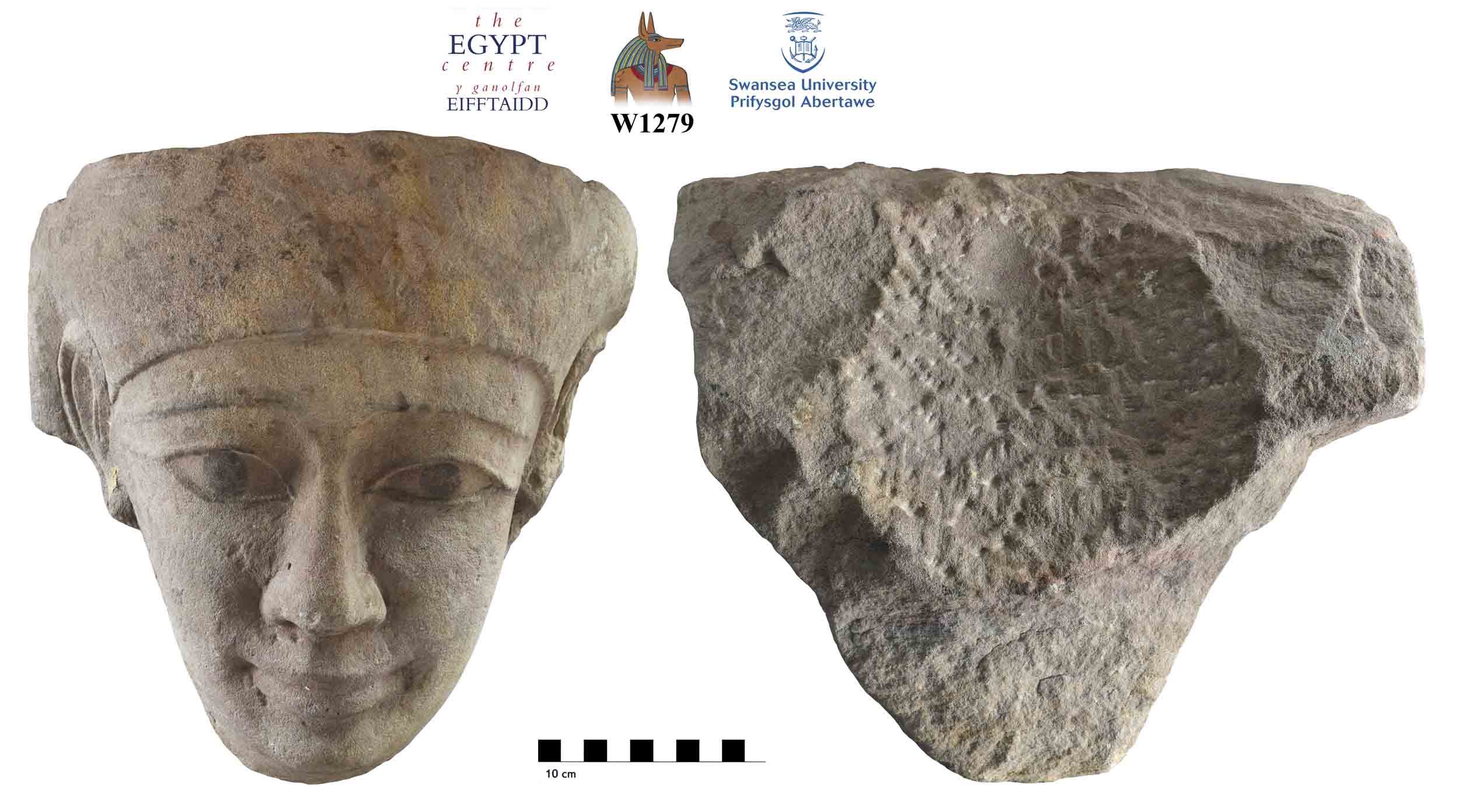 Image for: Fragment of the head of a sarcophagus